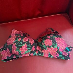Dream Wire-Free Boost Bra - Floral Print - Size 42C